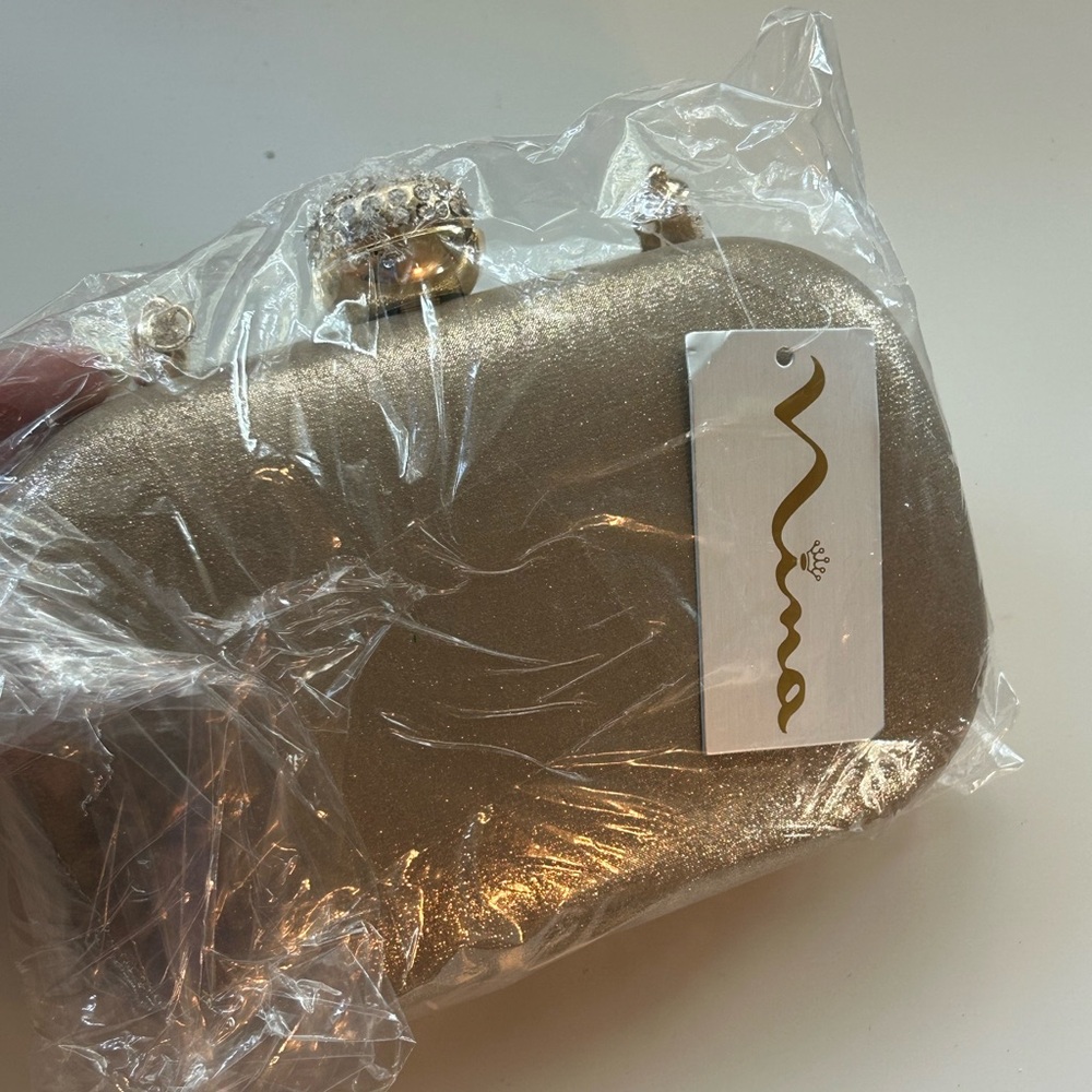 Gold Clutch Bag
